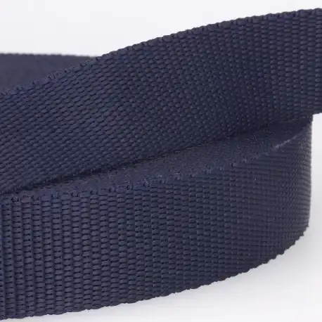 Väskband i polyester, marinblå 25 mm - Hög kvalitet