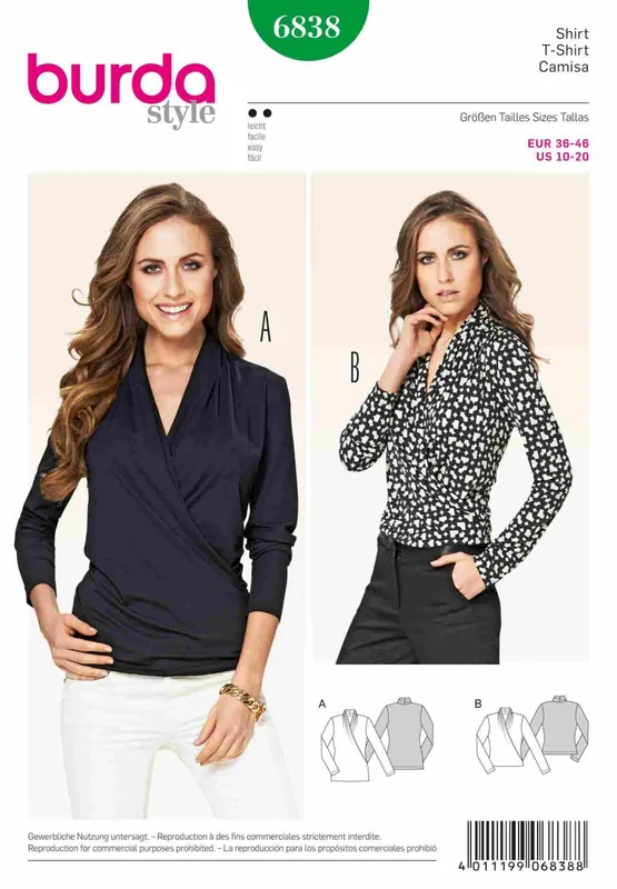 Nyligen tillagt - Burda 6838