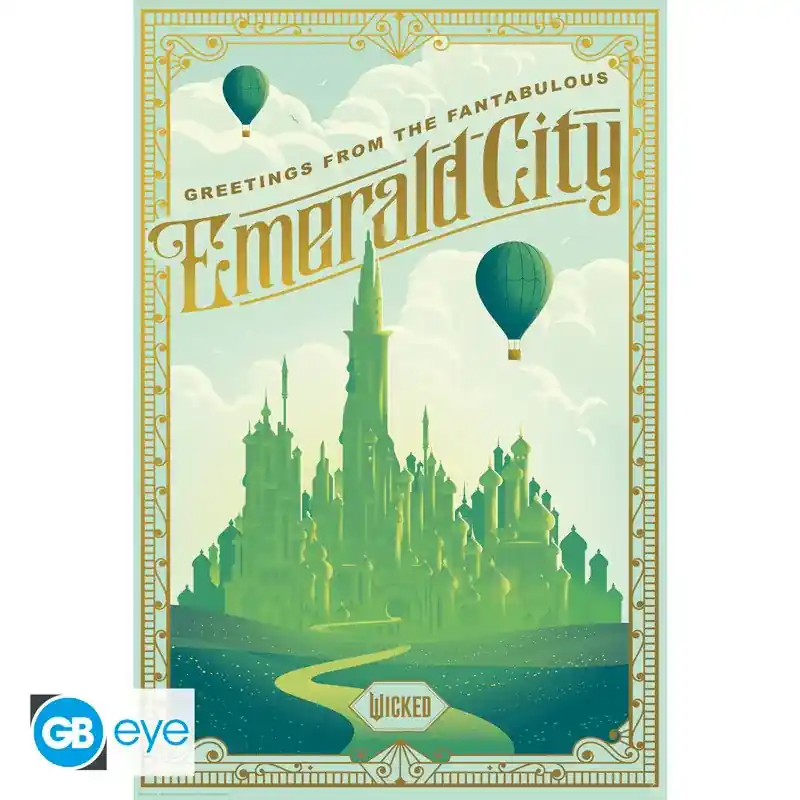 (B2) Poster Maxi Emerald City - Lägg i varukorg