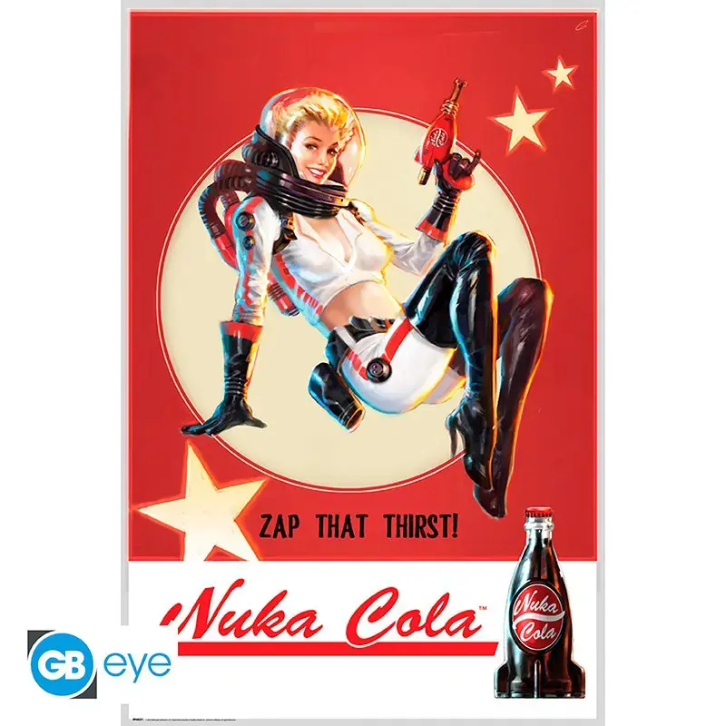 (C2) Poster Maxi Nuka Cola | Missa inte erbjudandet