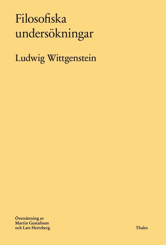 Filosofiska undersökningar - Deal