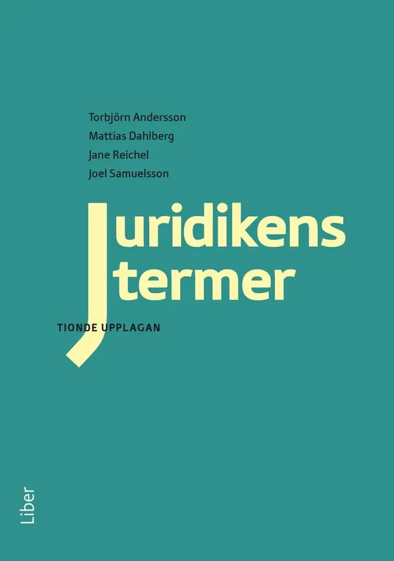 Efterfrågad - Juridikens termer
