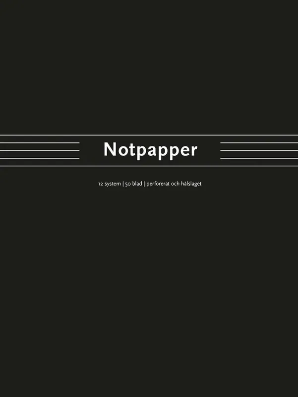 Nyhet i sortimentet - Notpapper 12 system spiralbunden