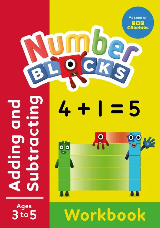 Numberblocks Adding and Subtracting (Red Level Workbook) - Enkel retur