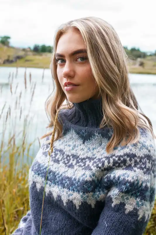 Bra pris - BREMNES damtröja denim