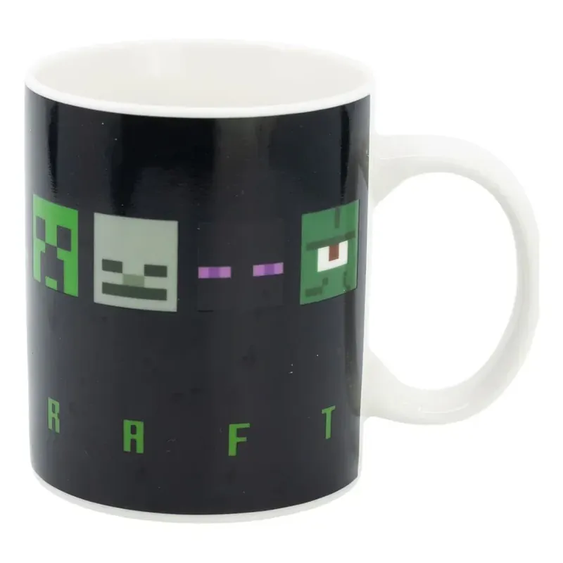 Minecraft Heat Change Mug Squared Pattern 325 ml | Väl omtyckt