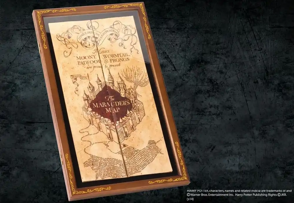 Expressleverans | Harry Potter Marauder‘s Map Display Case